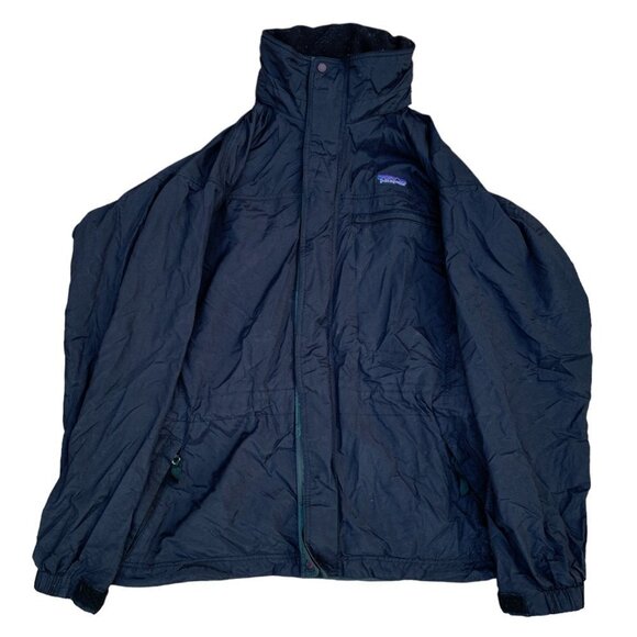 Rare 2008 Patagonia Rain Jacket Small Black - Picture 1 of 10